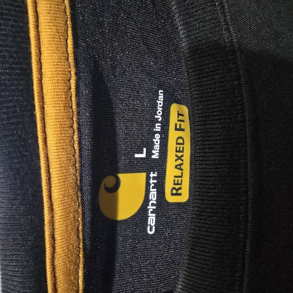 NWT Size Large Carhartt Black Graphic T-Shirt - Picture 4 of 8